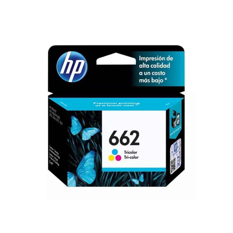 HP - Cartucho Tinta HP 662 Tricolor 100 páginas Original HP