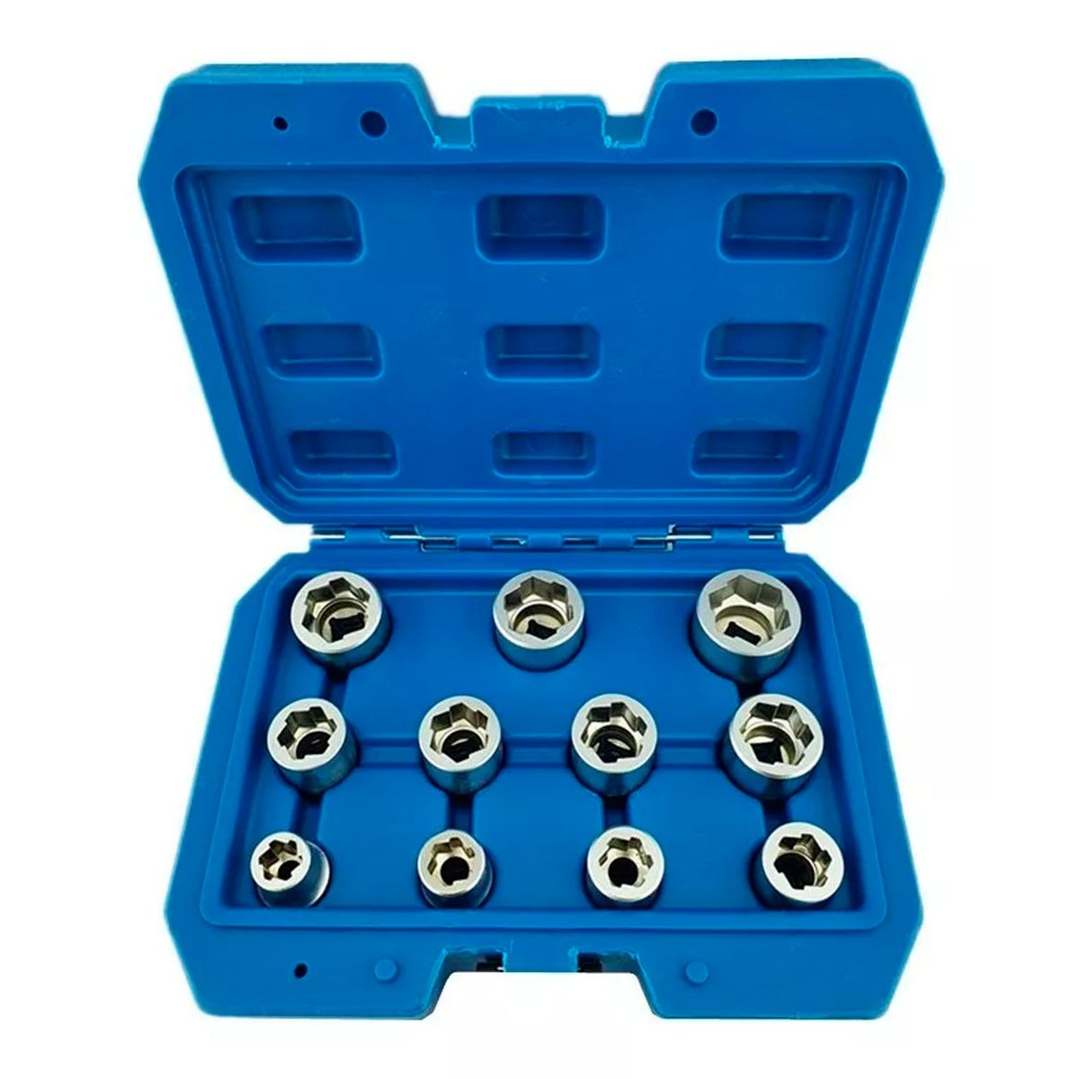 GENERICO - Set Kit Extractor Extraccion Tuerca Pernos Rodados 11 Piezas