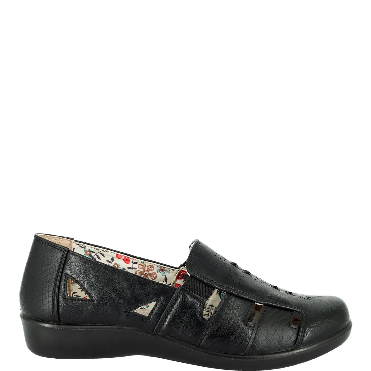 PASSER - Mocasin Mujer Negro Badet Passer