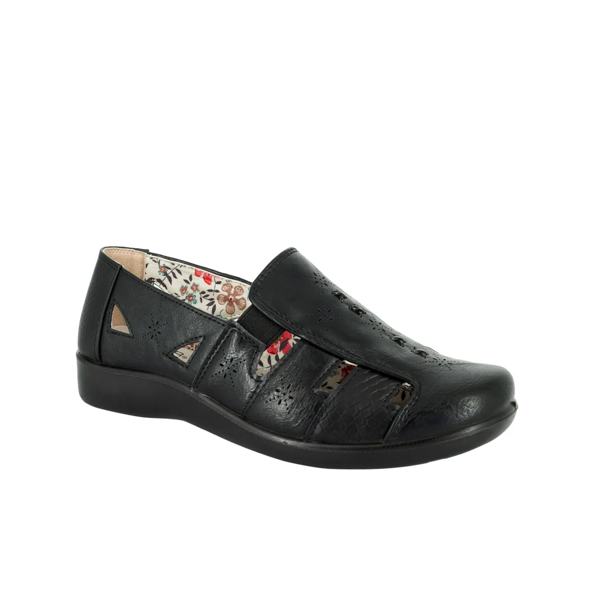 PASSER - Mocasin Mujer Negro Badet Passer