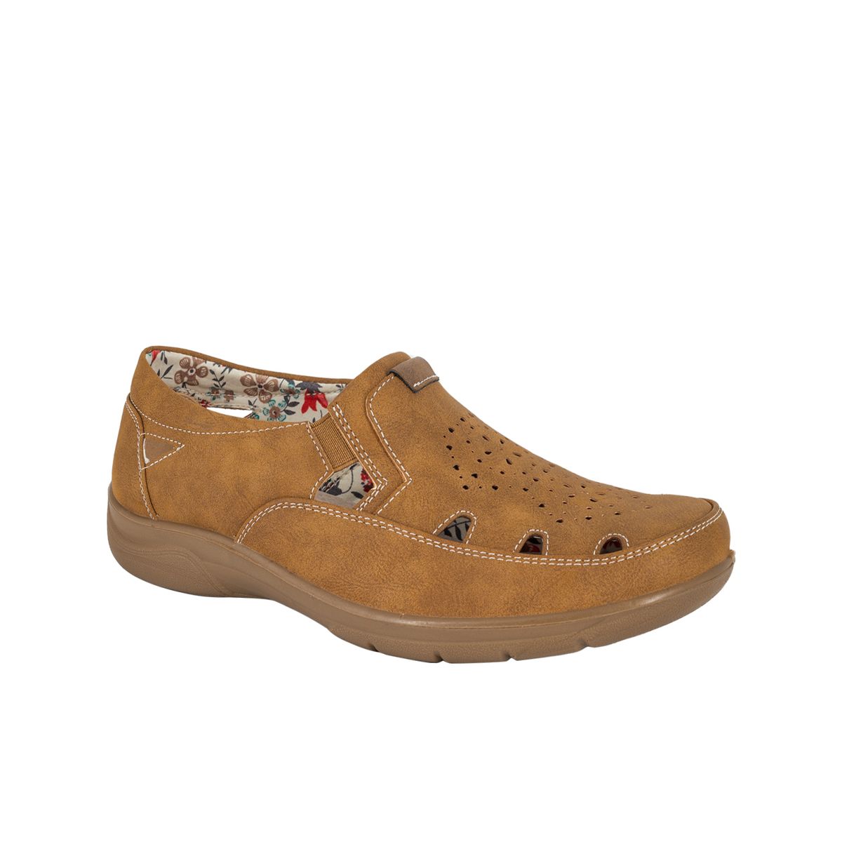 PASSER - Mocasin Mujer Caramelo Abune Passer