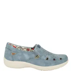 PASSER - Mocasin Mujer Celeste Abune