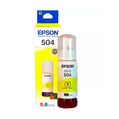 EPSON - Botella De Tinta T504 Amarillo 7500 Páginas