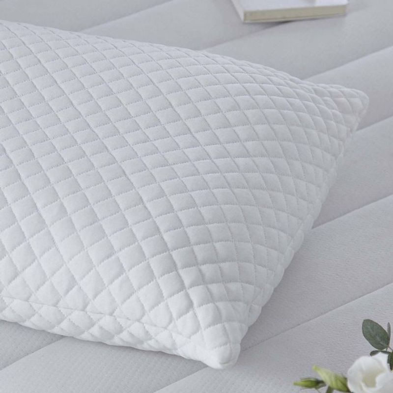 TODOHOGAR SANTIAGO DE CHILE - Almohada  de cama acolchada 50x70 cm fibra siliconada