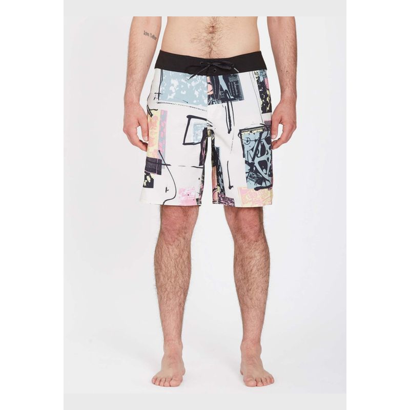 VOLCOM - Traje De Baño V Ent Flyer Mod  Gris Hombre Volcom