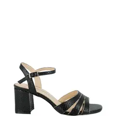 ALQUIMIA - Sandalia Mujer Negro Irazu