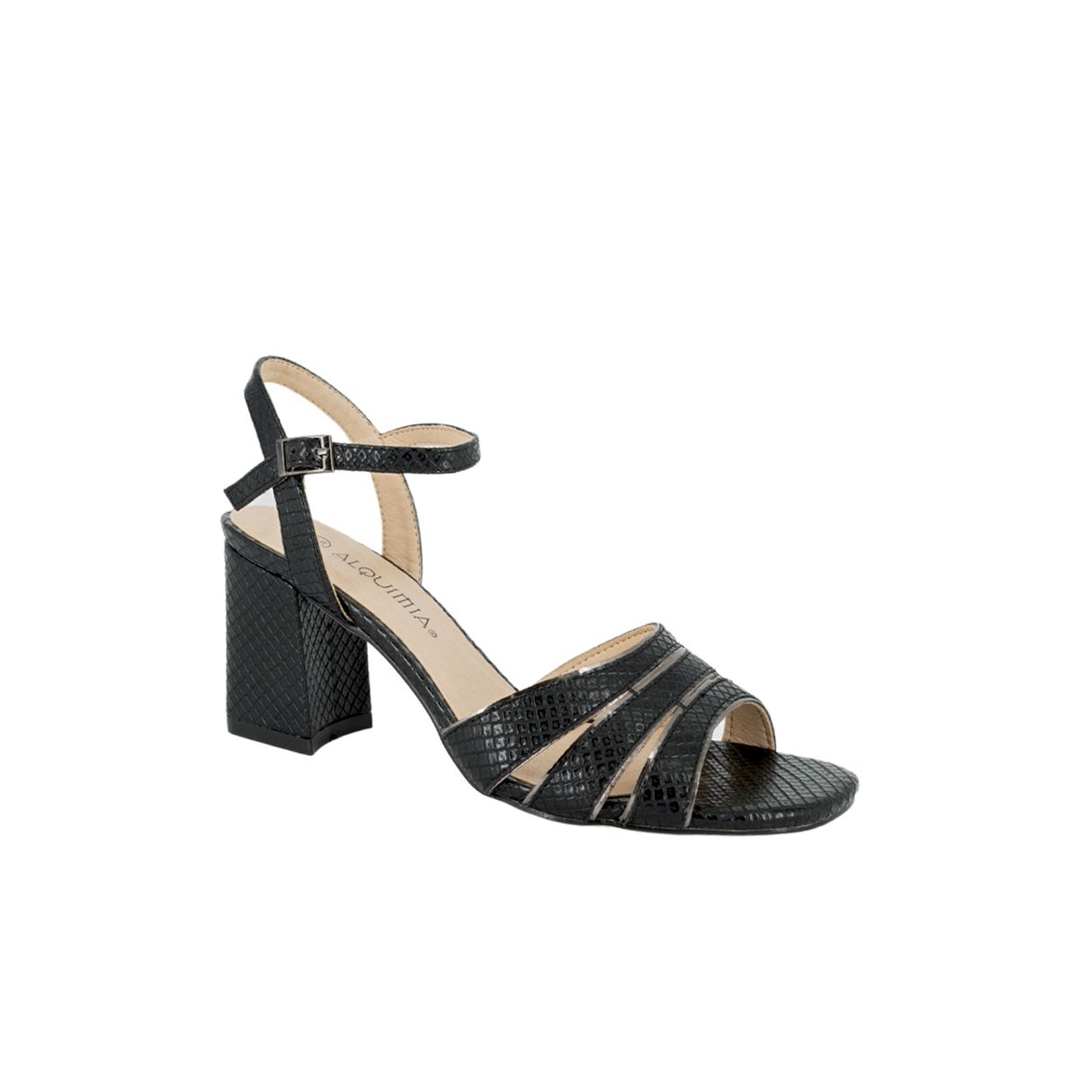 ALQUIMIA - Sandalia Mujer Negro Irazu Alquimia