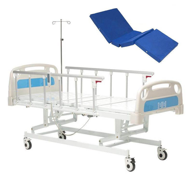 FIRST CARE - CAMA CLÍNICA ELÉCTRICA 4 POSICIONES PRO + COLCHÓN