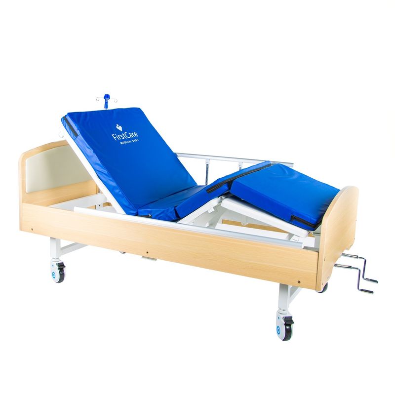 FIRST CARE - CAMA CLÍNICA MANUAL 2 POSICIONES HOME PRO + COLCHÓN