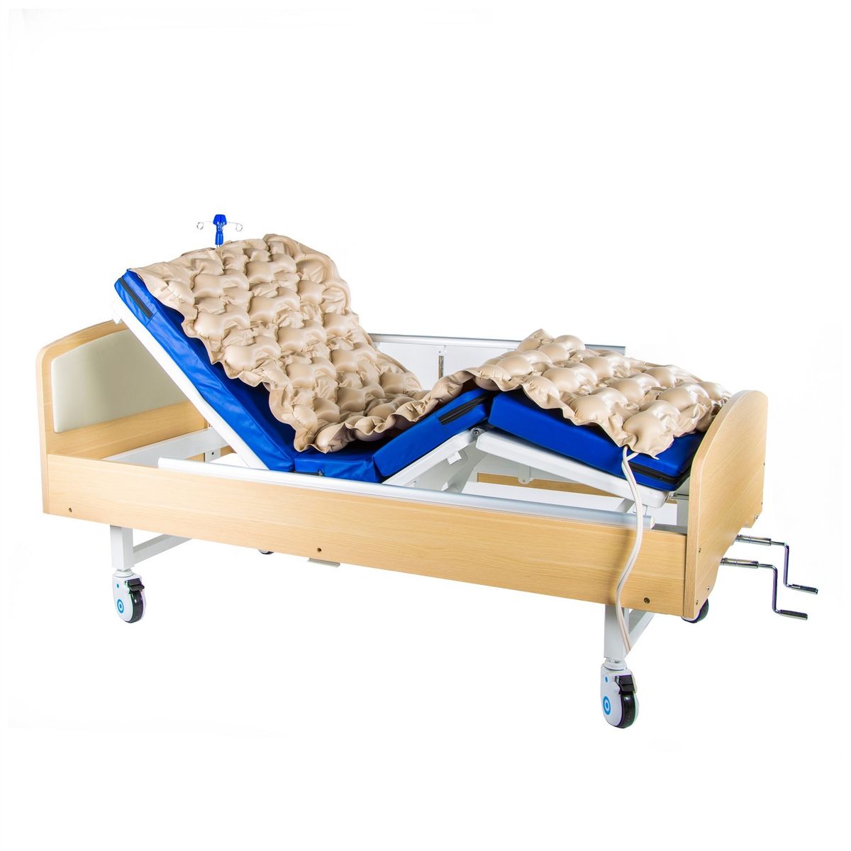 FIRST CARE - CAMA CLÍNICA MANUAL 2 POSICIONES HOME PRO + COLCHÓN + ANTIESCARAS