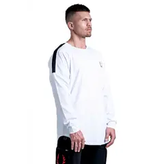 TROS - Polera Deportiva Force Manga Larga Blanca - Blanco