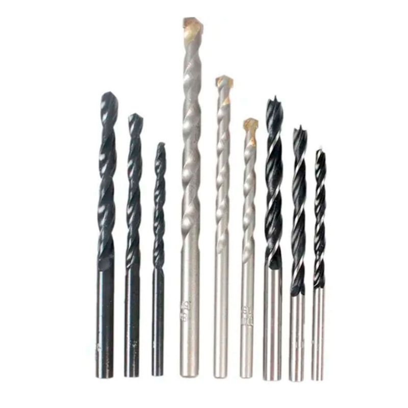 BLACK+DECKER - Set 9 brocas madera, concreto y metal BLACK+DECKER BD0110CS