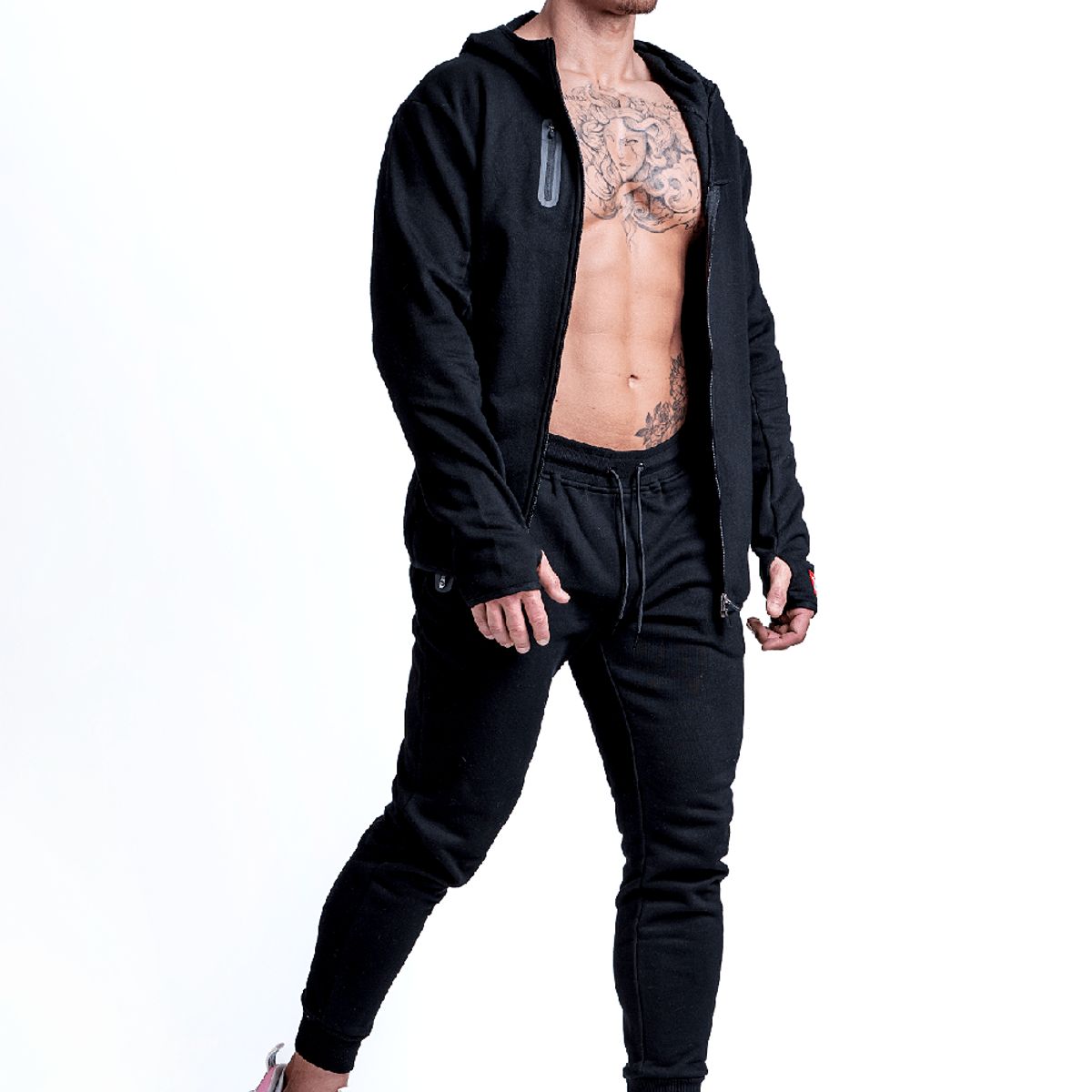 TROS - Poleron Deportivo Specialized Negro - Negro