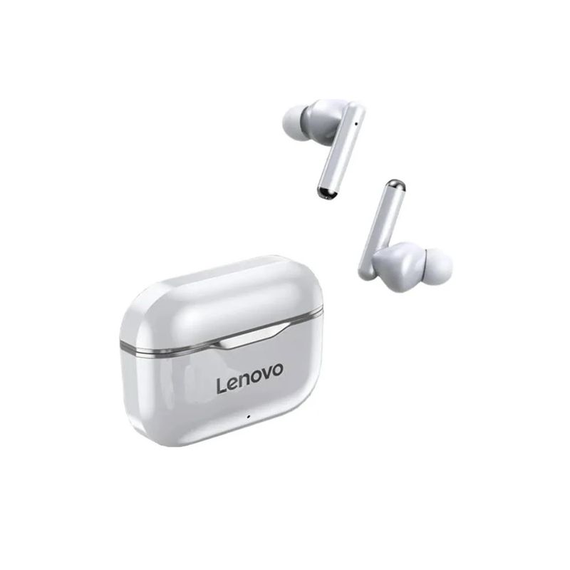 LENOVO - Earpods Lenovo LP1 TWS Waterproof Blanco/Gris