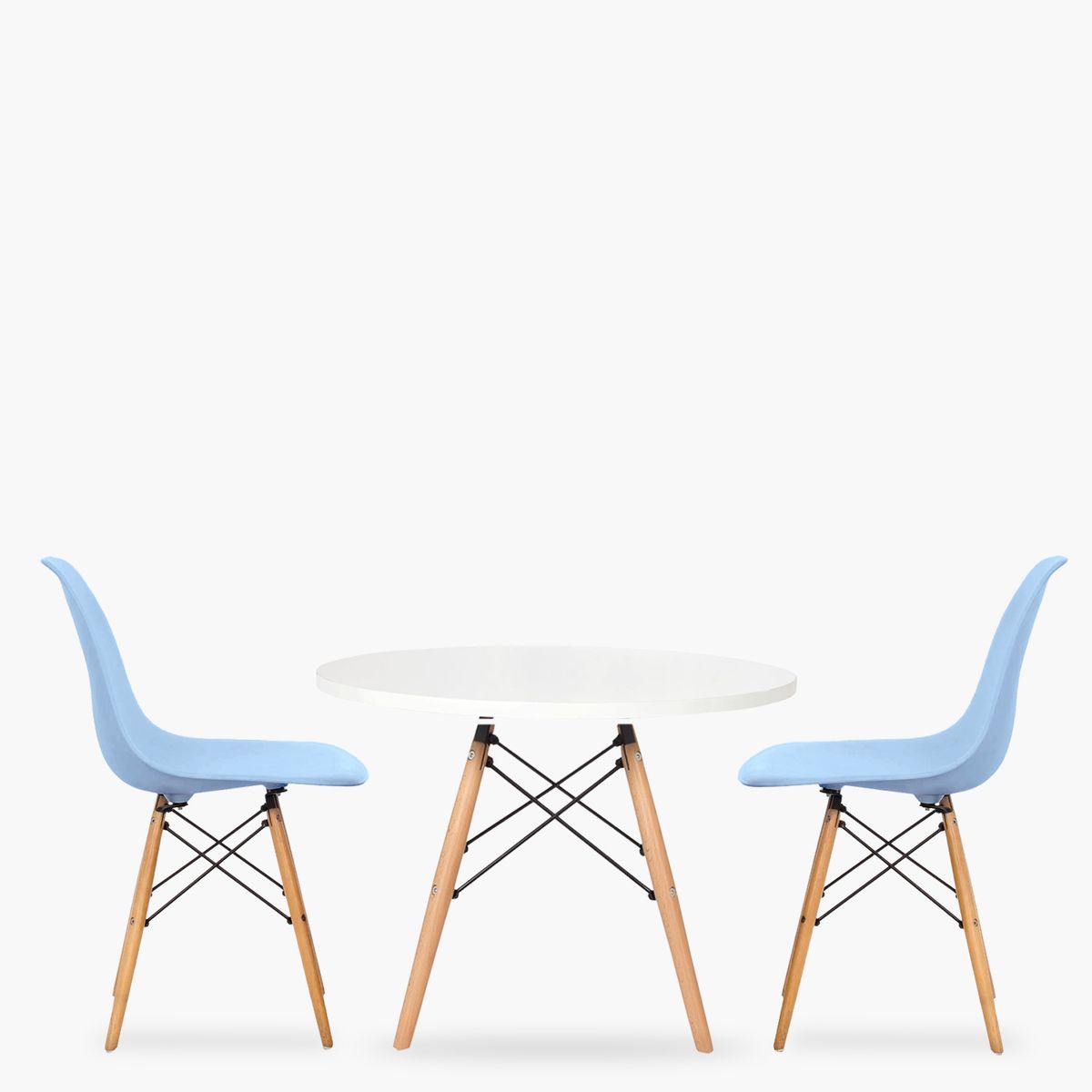 FORM DESIGN - Pack Kids 1 Mesa 2 Sillas DSW Celeste Form