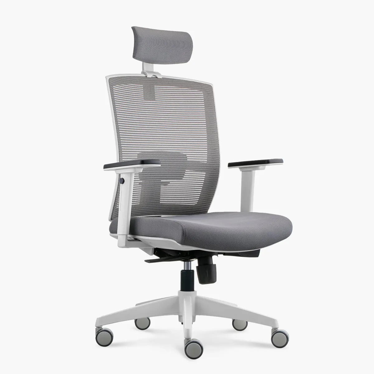 FORM OFFICE - Silla Oficina Taylor Pro Gris Claro con cabecero Form