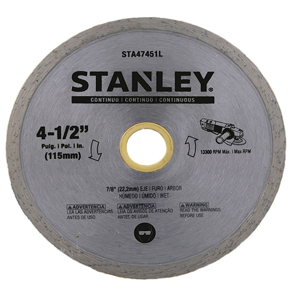 STANLEY - Disco diamantado 4-1/2' Stanley STA47451L
