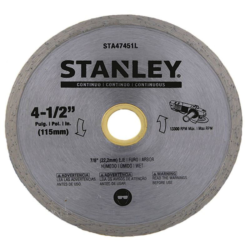 STANLEY - Disco diamantado 4-1/2" Stanley 