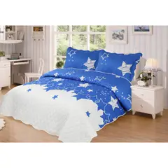 GENERICO - Cubrecama Quilt 1.5 Plaza Reversibles