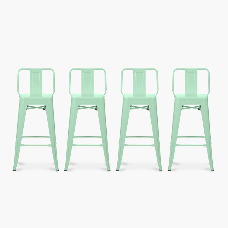 FORM DESIGN - Pack 4 Tolix Taburetes c/resp 67 Metal Menta Form
