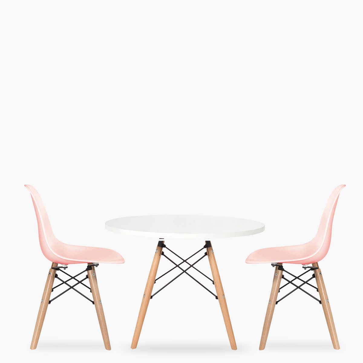 FORM DESIGN - Pack Kids 1 Mesa 2 Sillas DSW Rosado Form