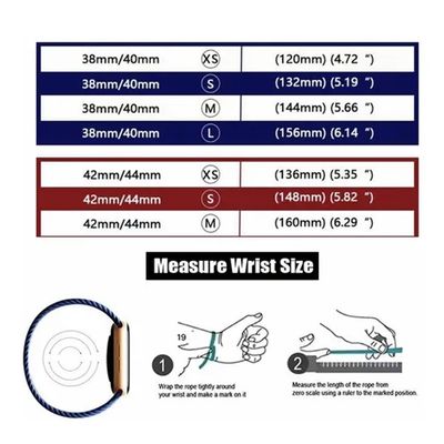 Imagen 2 del producto Correa Trenzada Solo Loop Para Apple Watch 42 44 45mm Negro S