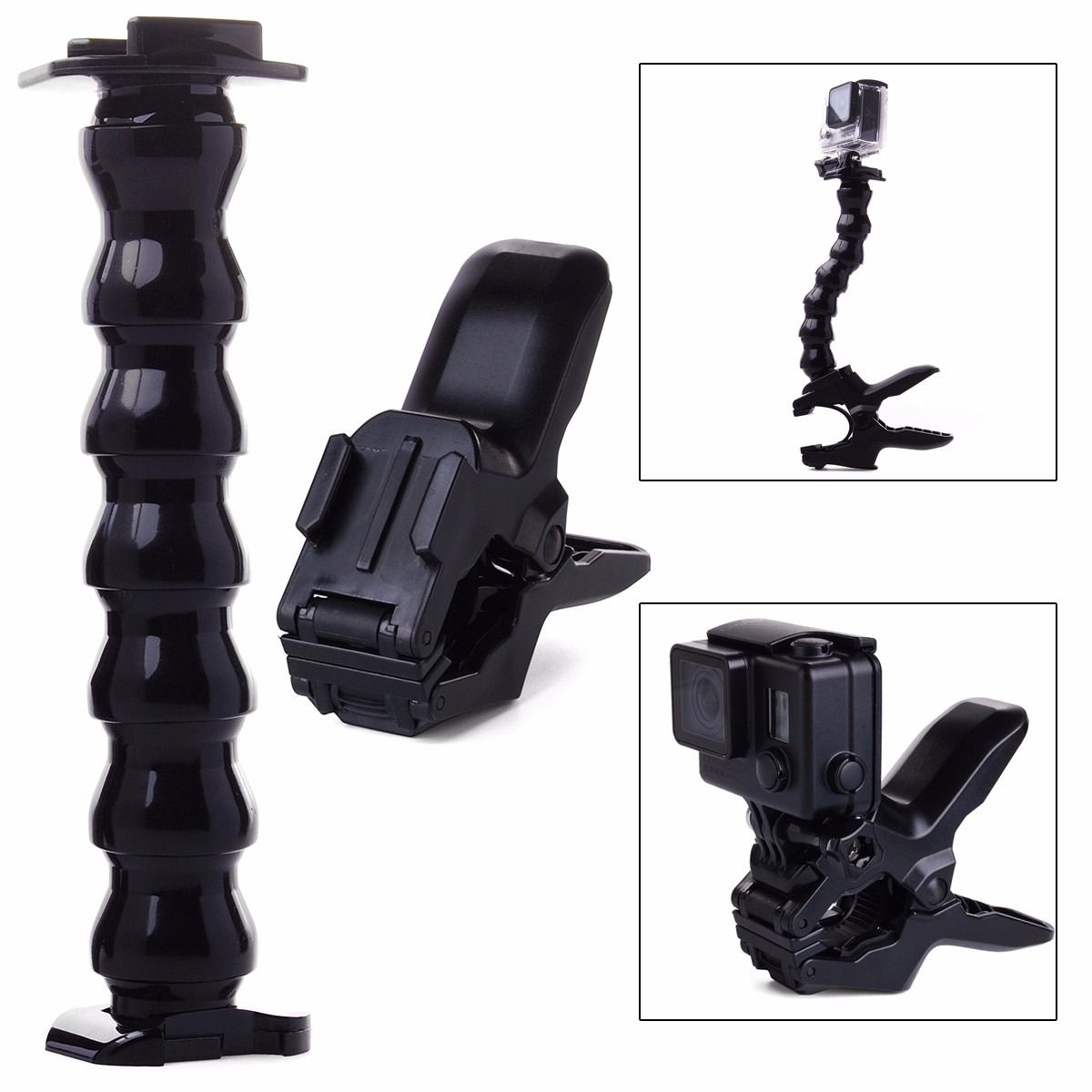 GENERICO - Soporte Para Camara Gopro Jaws Flex Clamp