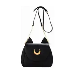 GENERICO - Bolso De Sailor Moon Piel Sintética Negro