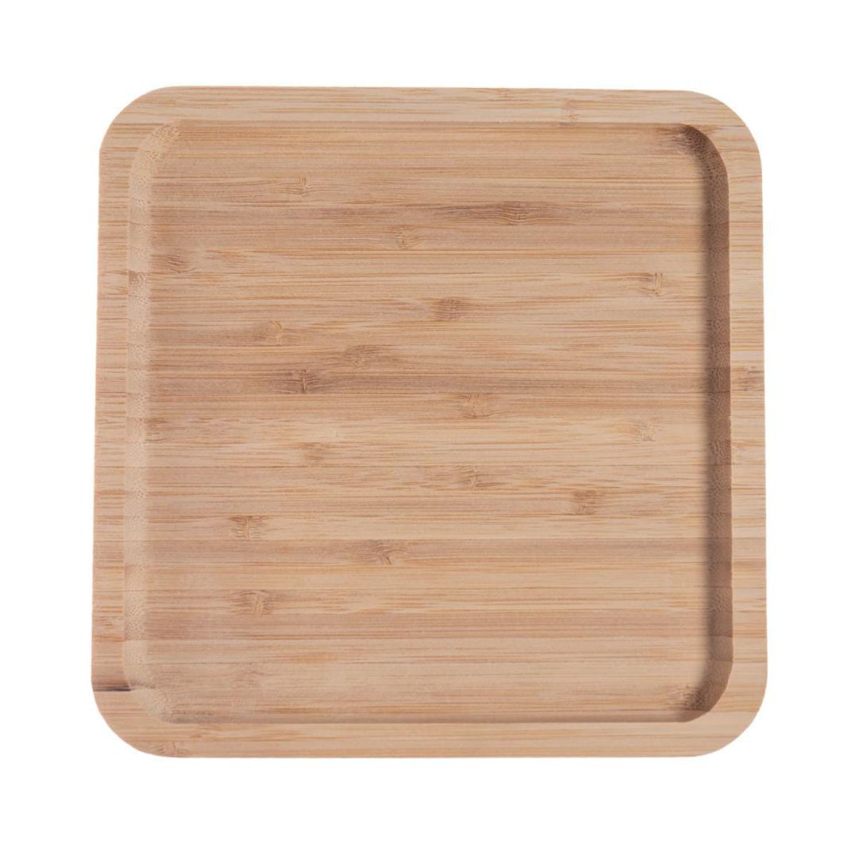 GENERICO - Bandeja Cuadrada De Madera Para Picoteos Premium