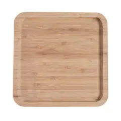 GENERICO - Bandeja Cuadrada De Madera Para Picoteos Premium