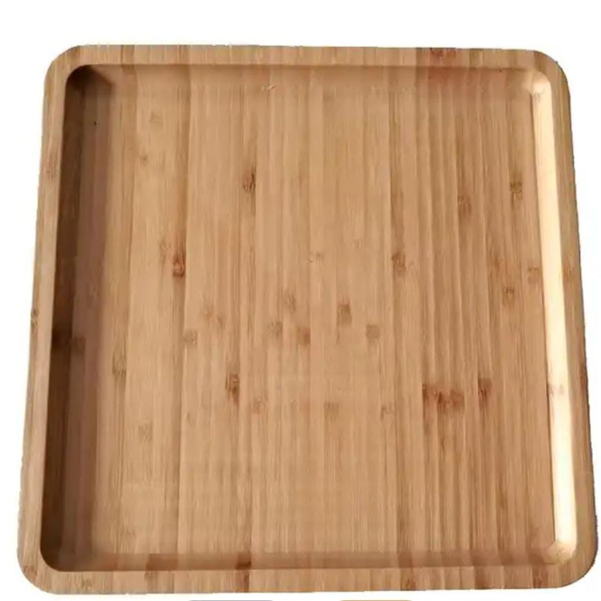 GENERICO - Bandeja Cuadrada De Madera Para Picoteos Premium