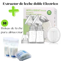 GENERICO - Extractor Leche Eléctrico con Bolsas de Almacenaje USB