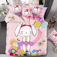 Cubrecama Quilt Verano 1 1/2 plaza - Conejita Candy