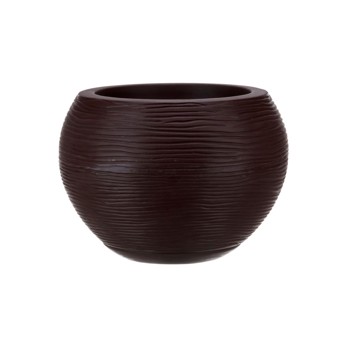 FLORIDIS - MACETERO FLORIDIS MARRON FLORENCIA 24CM ALTO CON PLATO