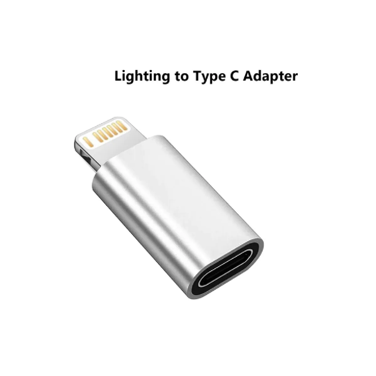 GENERICO - Adaptador para Iphone 8 pines iphone ligthining Macho a Tipo C Hembra