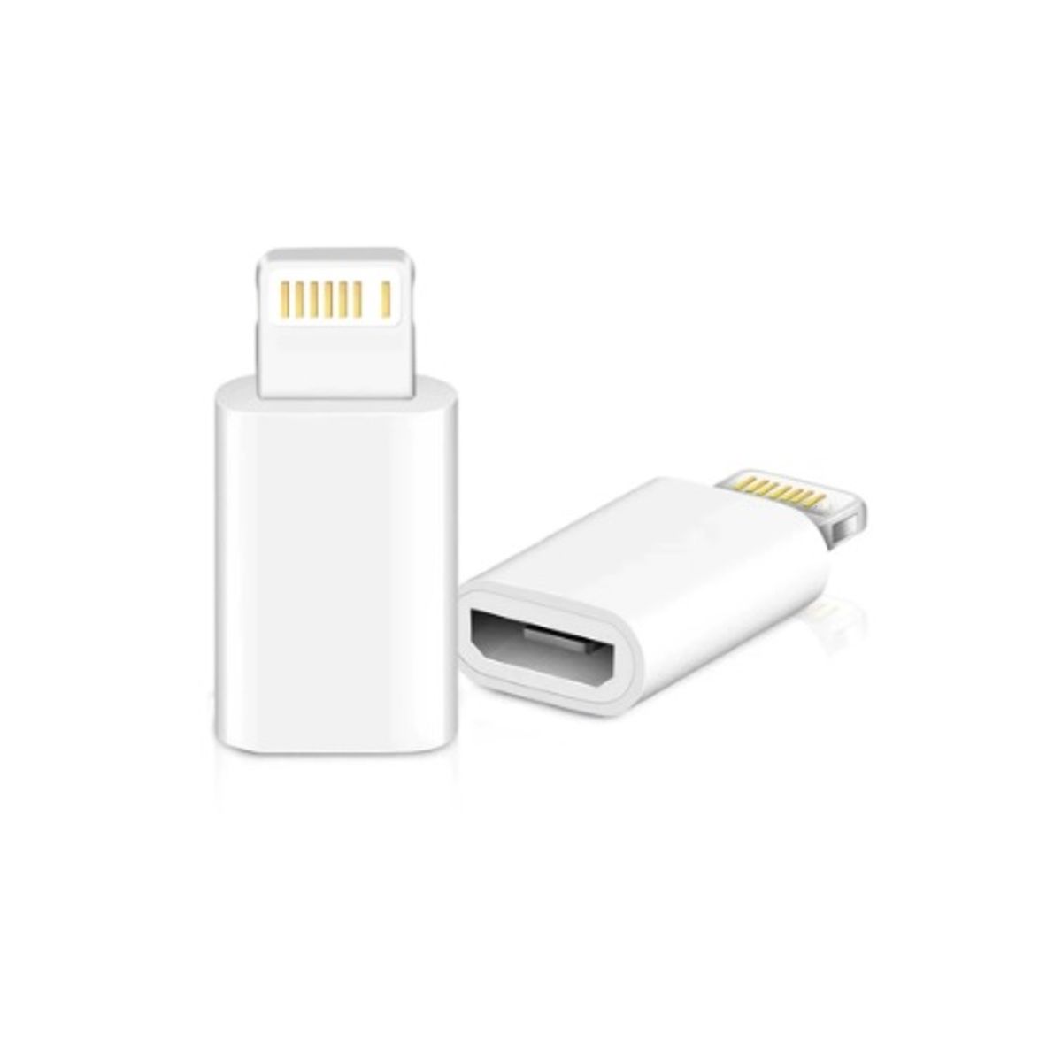 GENERICO - Adaptador para Iphone OTG de 8 pines Macho A Micro Usb V8 Hembra