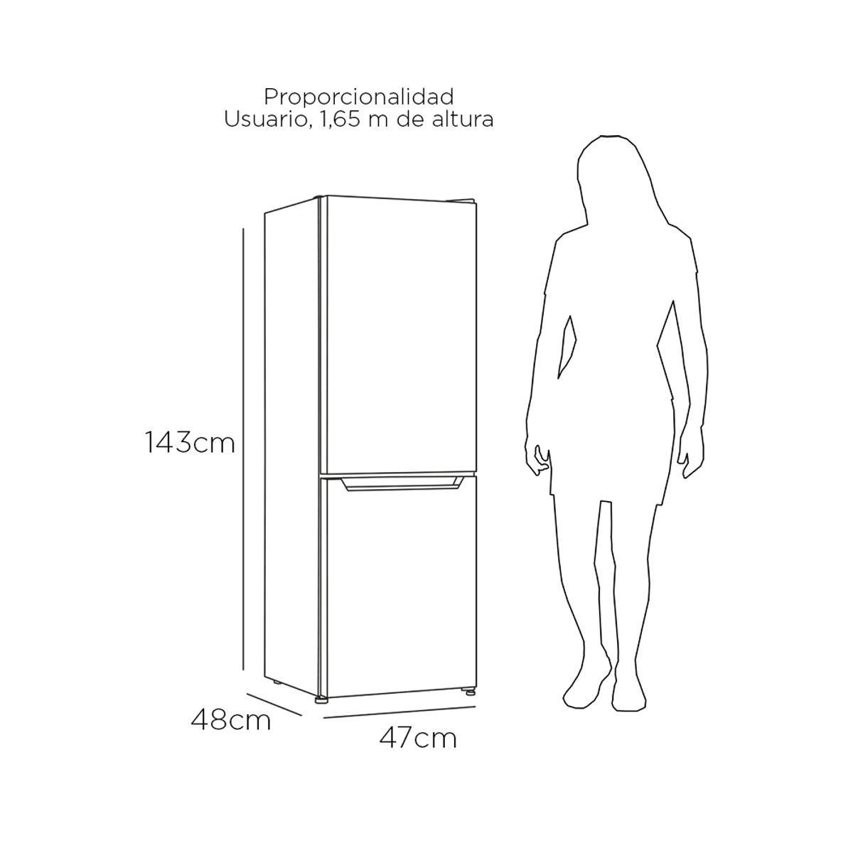 LIBERO - REFRIGERADOR BOTTOM FREEZER FRIO DIRECTO 157 LTS LRB-180DFI