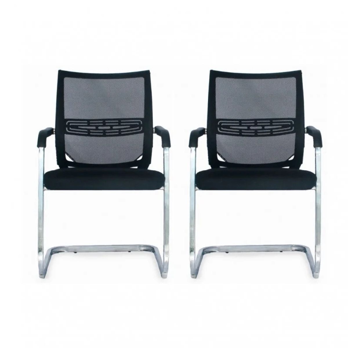 GENERICO - Pack 2 Sillas De Oficina Visita Sala Reunión Espera