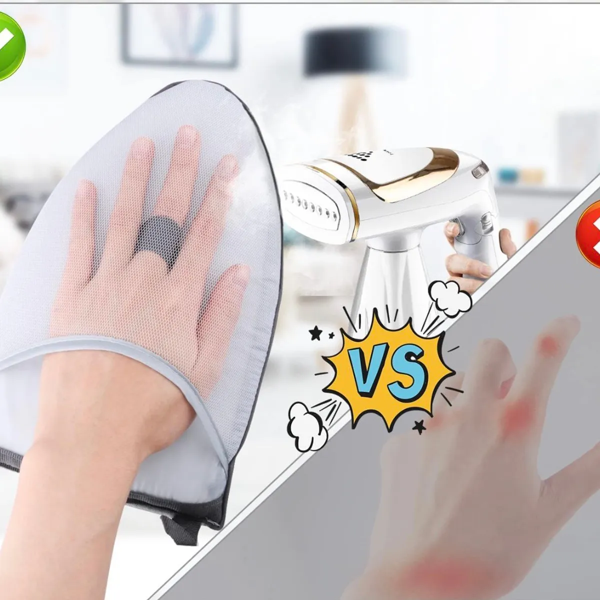 GENERICO - Guante para Plancha Vertical a Vapor Proteccion total