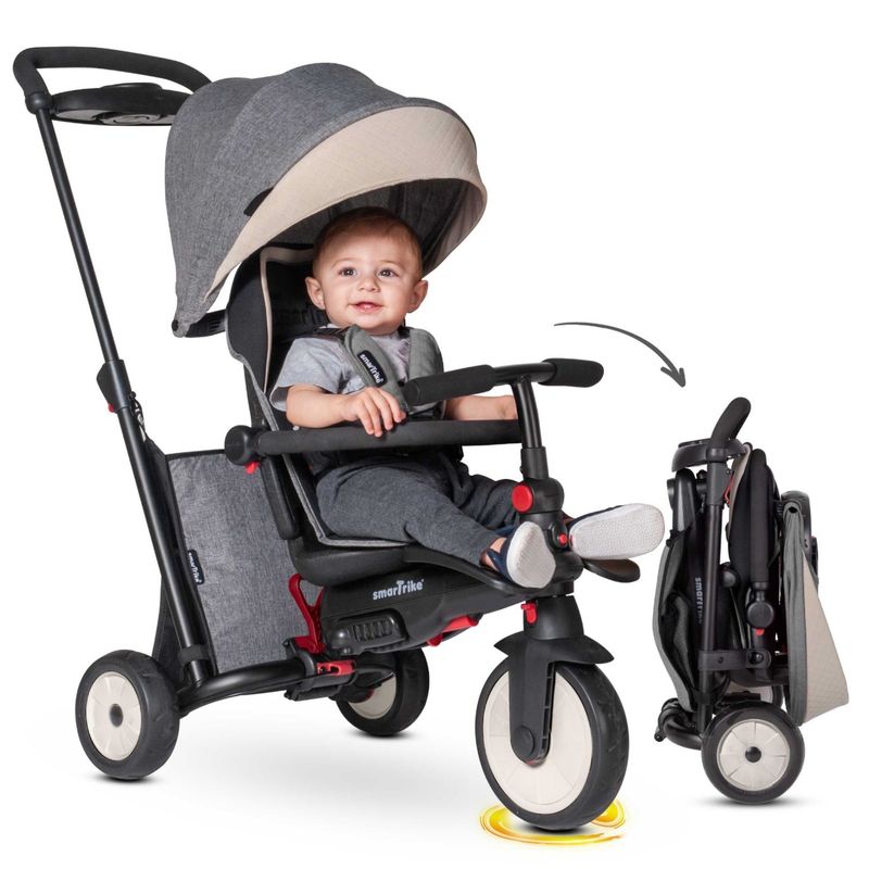 SMARTRIKE - Triciclo 7 Etapas SMARTRIKE STR5, Melange Gray