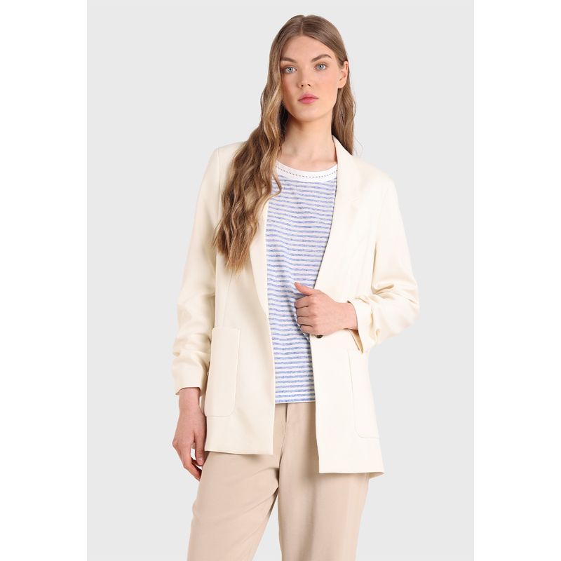 ESPRIT - Blazer Con Mangas Fruncidas Mujer Esprit ESPRIT