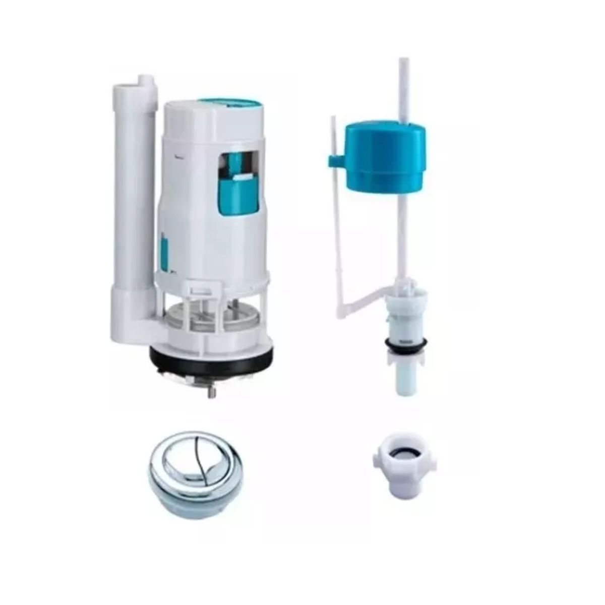 GENERICO - Kit completo reparacion estanque inodoro fitting wc de boton