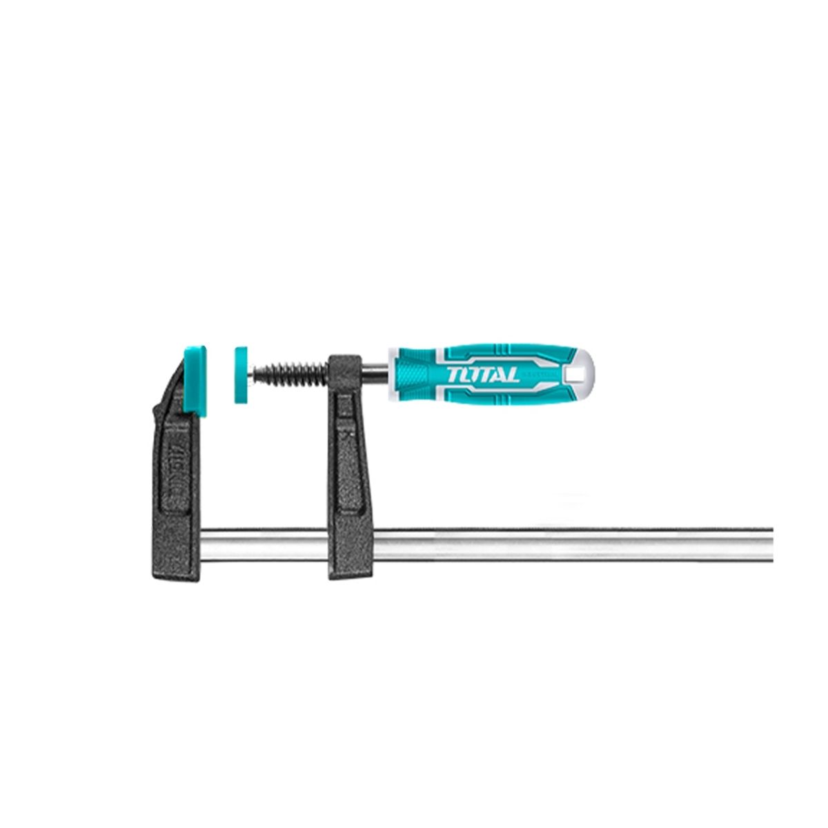 TOTAL TOOLS - Prensa Sargento tipo F 80 X 300mm Industrial TOTAL
