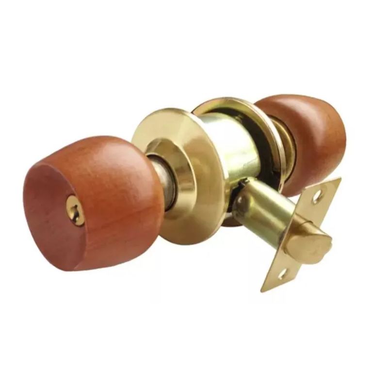 GENERICO - Cerradura Chapa Puerta Casa Dormitorio Interior Seguridad De Madera