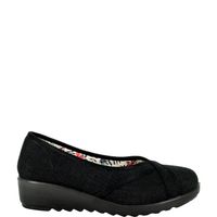 Mocasin Mujer Negro Batura