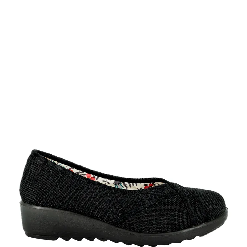 PASSER - Mocasin Mujer Negro Batura Passer