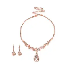GENERICO - Set De Collar Y Aros Para Fiesta Elle