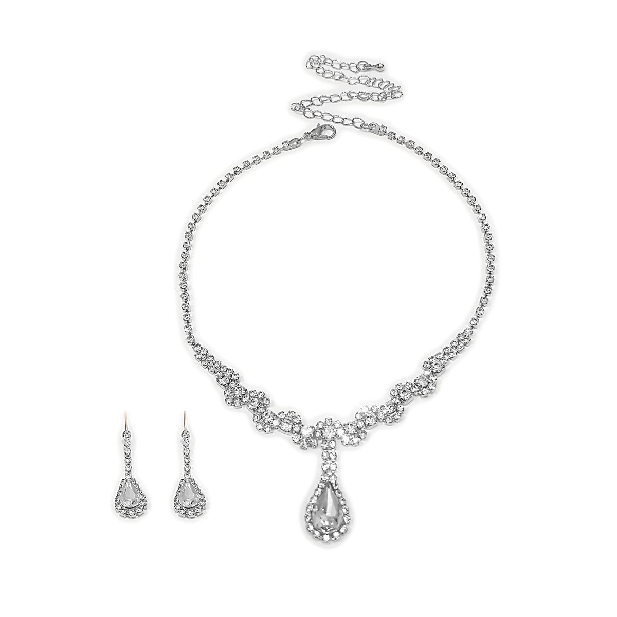 GENERICO - Set De Collar Y Aros Para Fiesta Elle