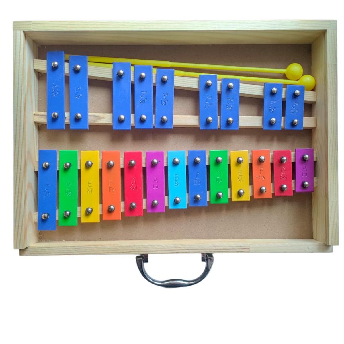 ALLEGRO - Metalofono Cromatico 22 notas Allegro ALL22SC - Café