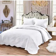 GENERICO - Cubrecama Quilt 1.5 Plaza Reversibles